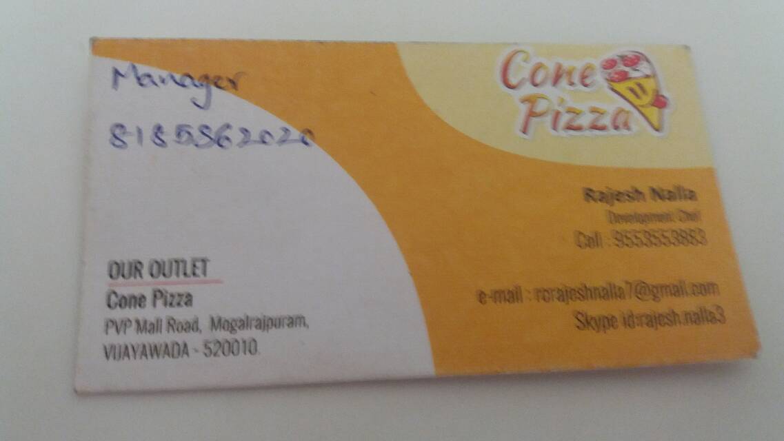 Cone Pizza