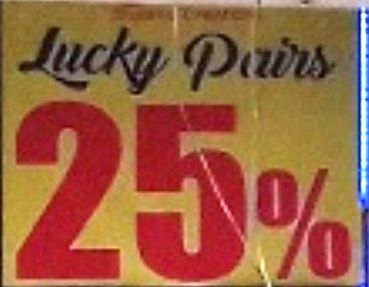 Lucky pairs 