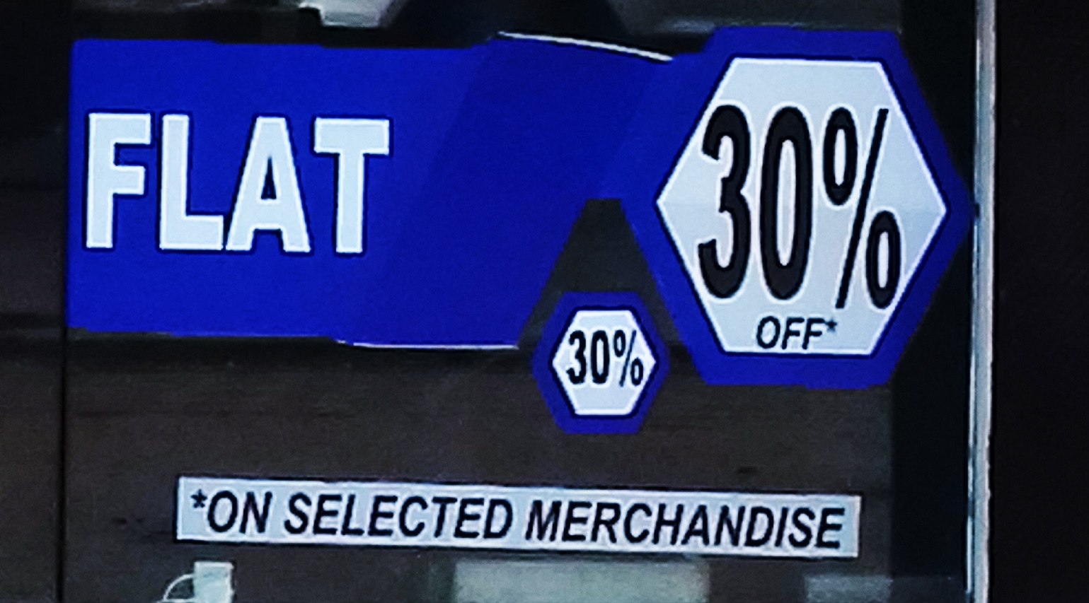 On Selected Merchandise