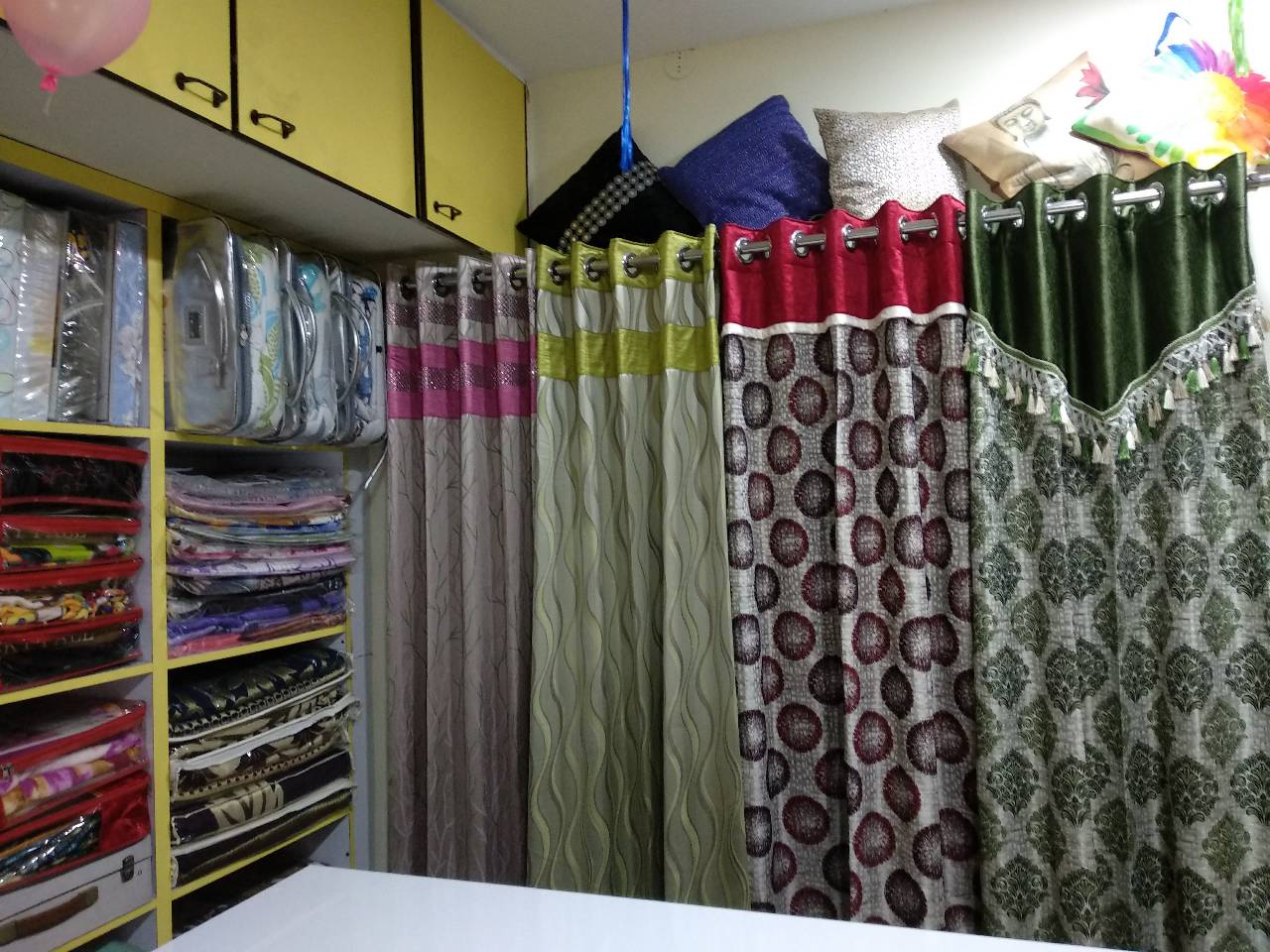Door Curtains, window blinds,