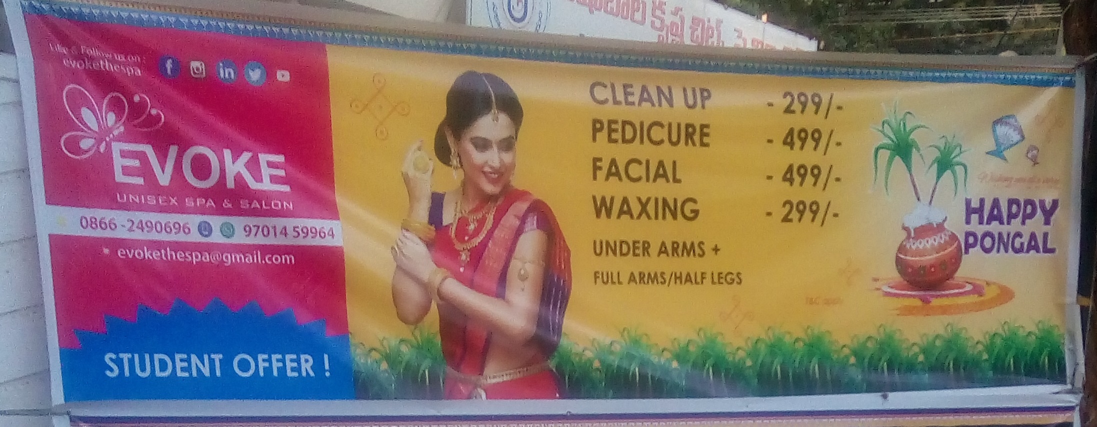 Facial, Pedicure 
