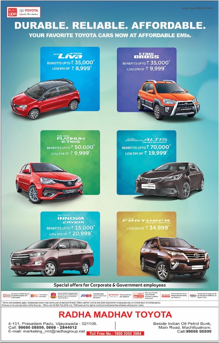 New Etios Liva- Benefits 