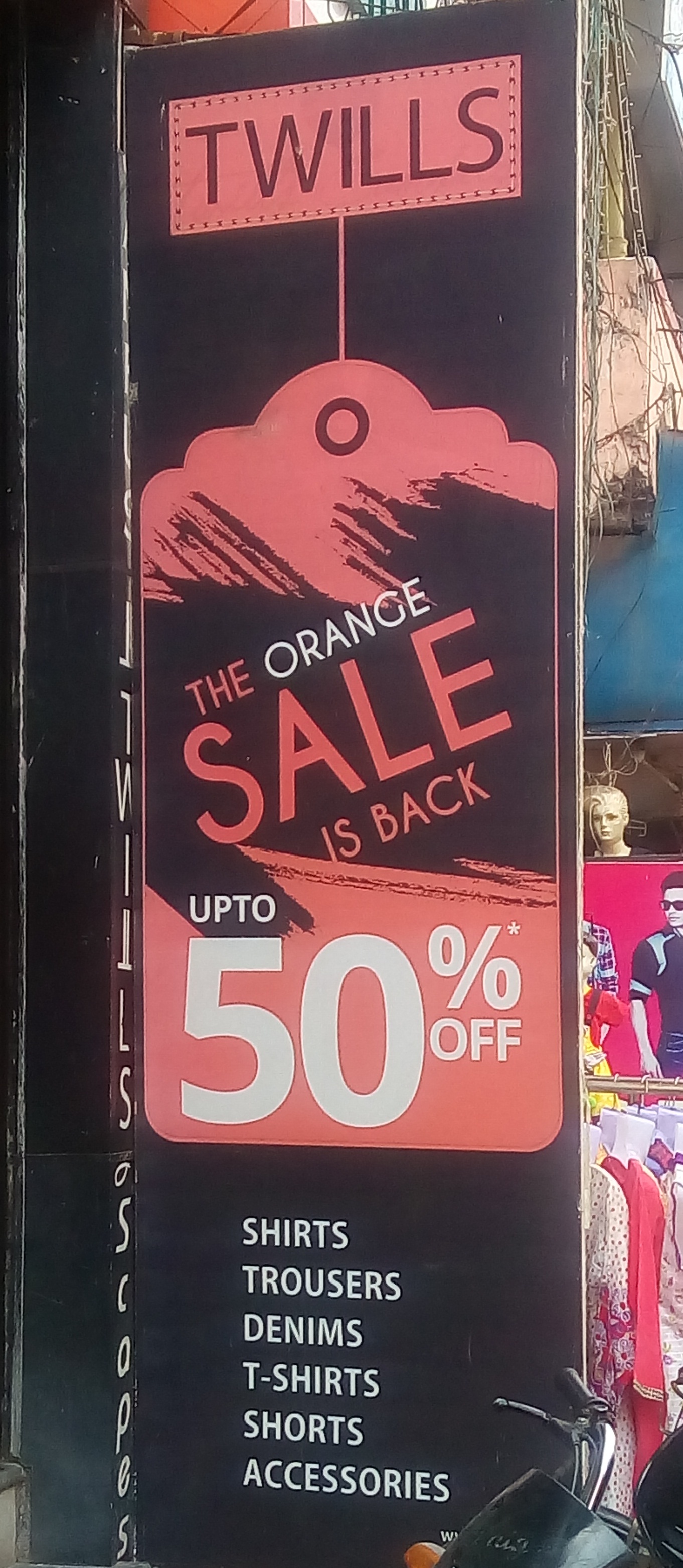 Shirts, T-Shirts, Denims, Trousers
