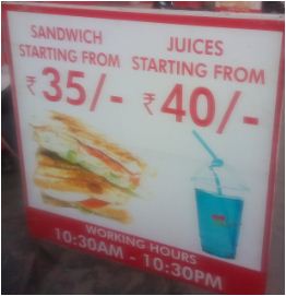 Sandwiches & Juices 