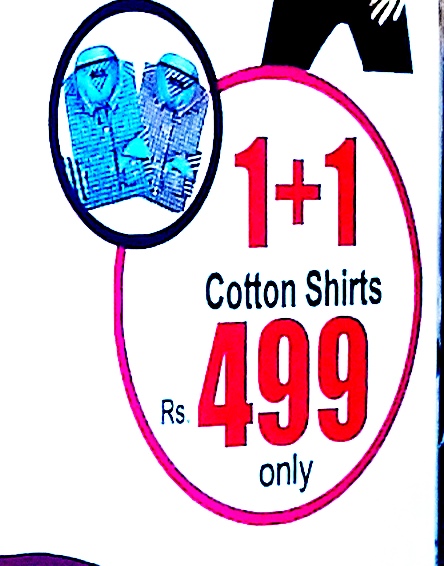 1+1 Coutton shirt 