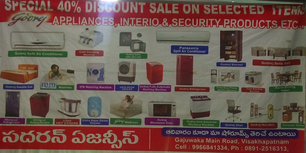 Home appliances.