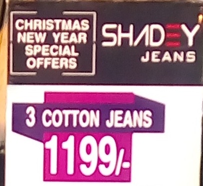 3 Cotton Jeans 