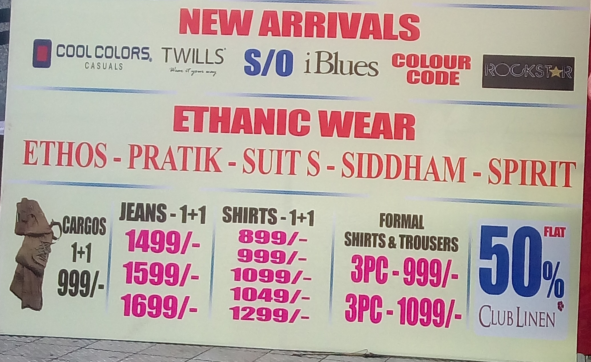 Special offer prices