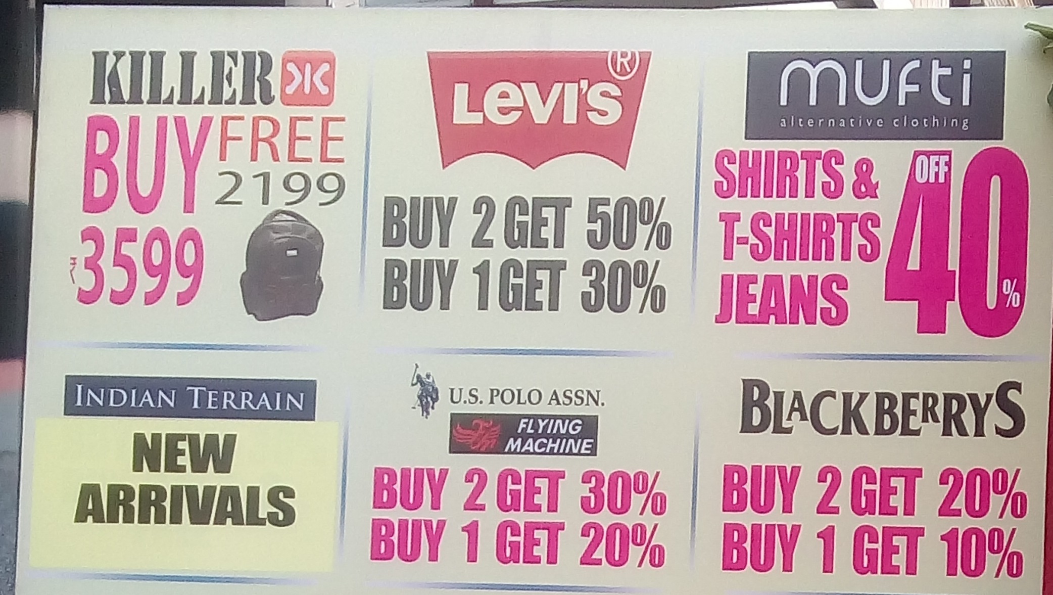 Special offer discounts
