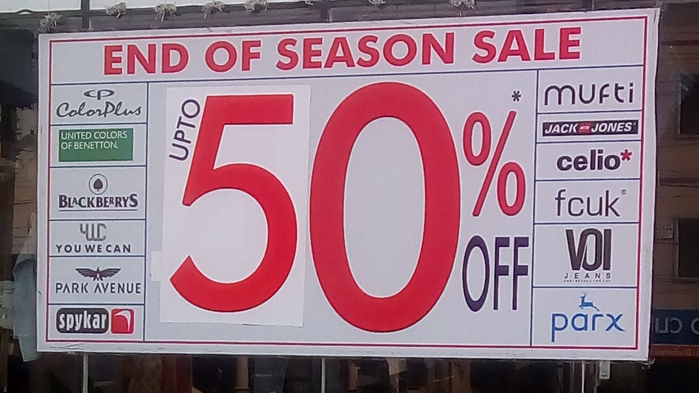 End of Season sale