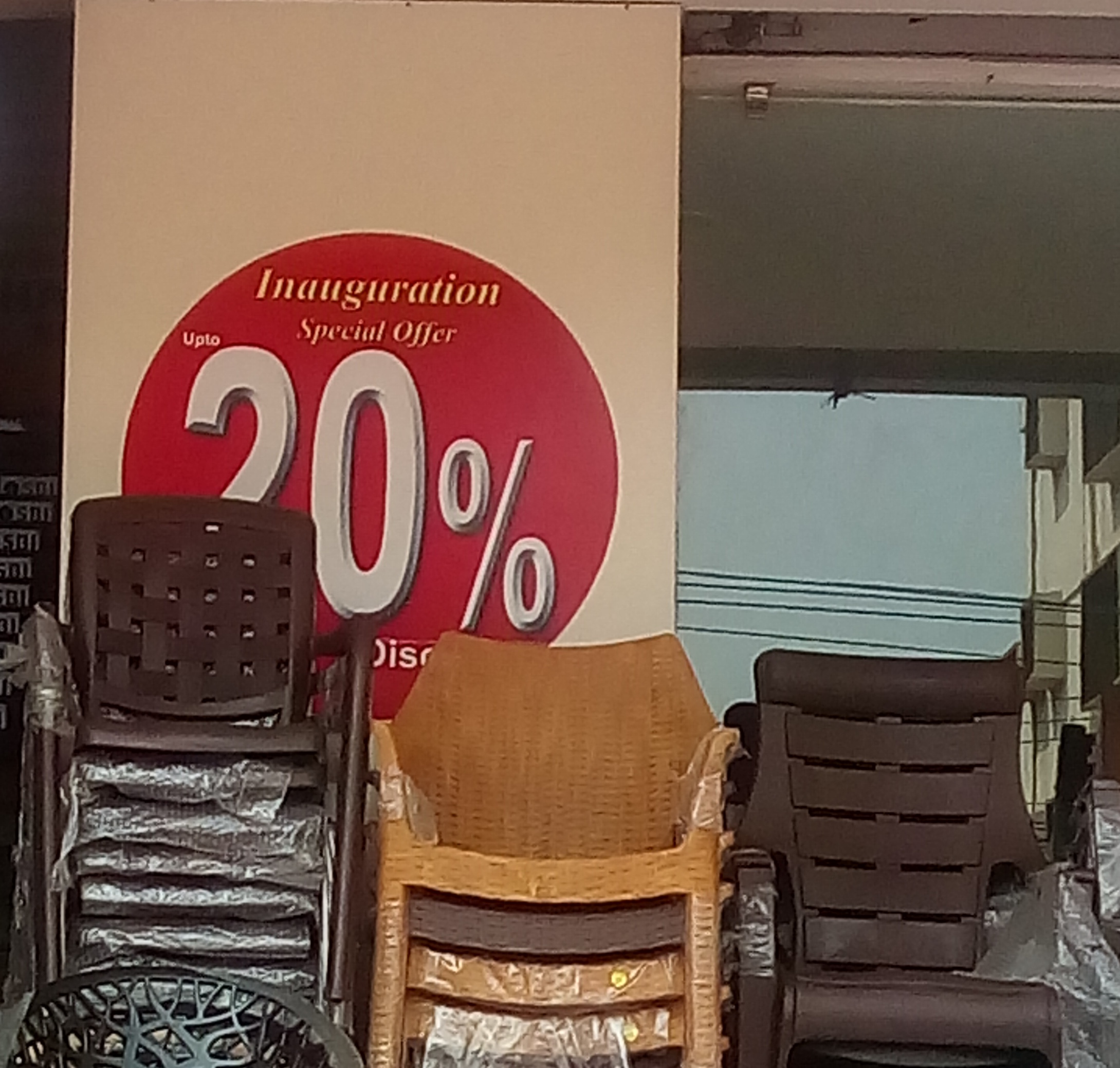 20% discount on furniture