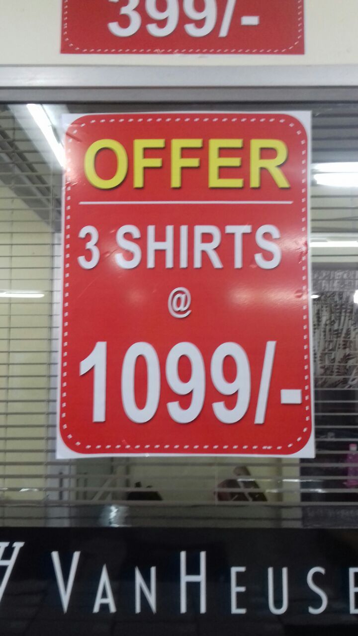 3 SHIRTS