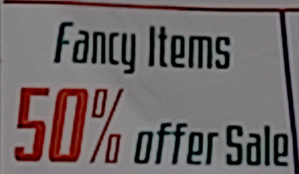 Fancy items 