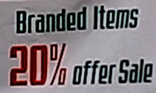 Branded Items 