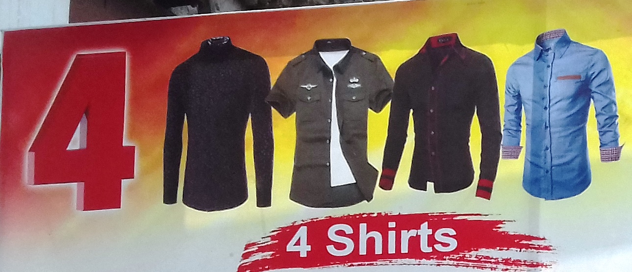 Mega Discount Offer Sale 4 Shirts 