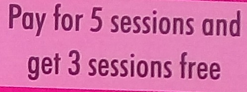 Pay for 5 Sessions