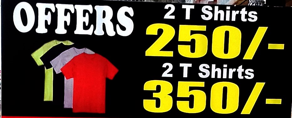 2 T-Shirts 