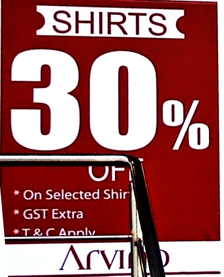 On Selected Shirts