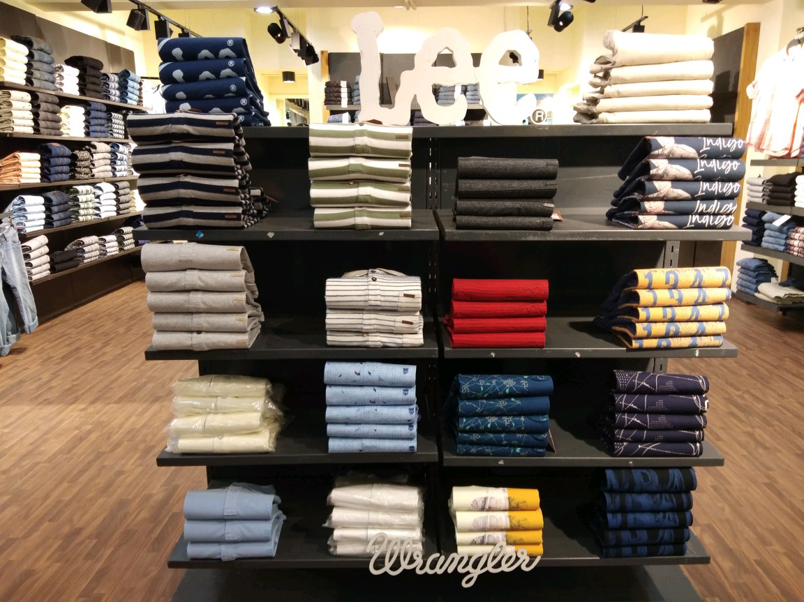 shirts, jeans, cotton pants and chinos
