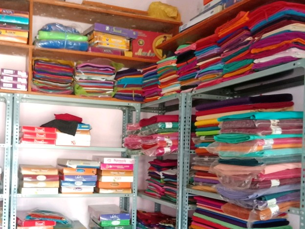 Leggings, Tops, Dress material, Sarees etc. 
