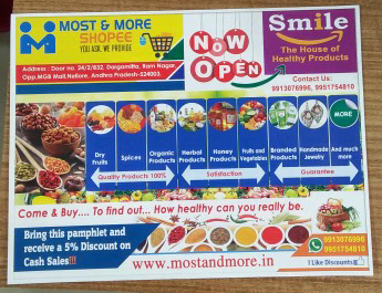 dry fruits, honey products, spices, home needs, personal care, cosmetics. 