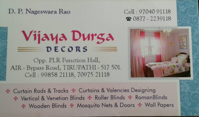 VIJAYA DURGA Decors