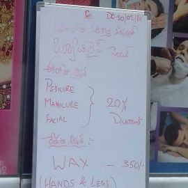 Pedicure , Manicure , Facial 