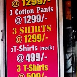 3 Jeans, 3 Pants, 3 Shirts, 3casuvals