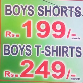 Boys Shorts And T-shirts