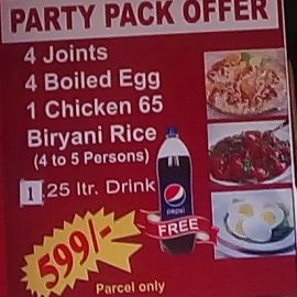 Party Pack Offer 