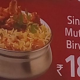 Single Mutton Biryani 