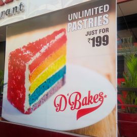 Unlimited Offer On Pastries.