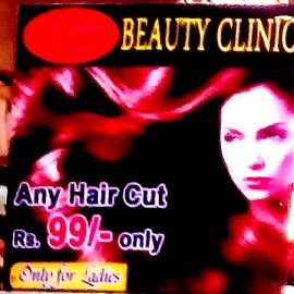 Any Hair Cut For Ladies.