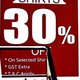 On Selected Shirts