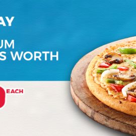 Any 2 Pizzas Worth 