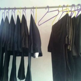 Shirts, Pants, Suits, Waist Court. 