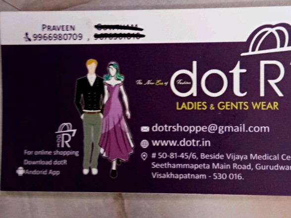 Dot R Ladies & Gents Wear